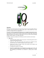 Lemania Energy TPG10 User Manual предпросмотр