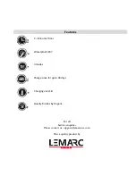 Предварительный просмотр 4 страницы Lemarc LK21 Quick Manual