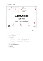 Предварительный просмотр 6 страницы Lemco HDMOD-2 Operation Manual