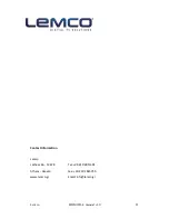 Preview for 21 page of Lemco HDMOD-4 Operation Manual