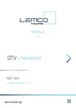 Preview for 1 page of Lemco micro line MLF-200 Manual