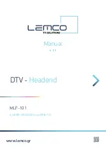 Preview for 1 page of Lemco MLF-101 Manual