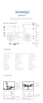 Lemeego X E-Bike 2021 Manual preview