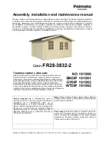 Preview for 1 page of Lemeks 101990 Assembly, Installation And Maintenance Manual