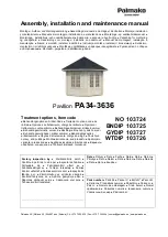 Preview for 1 page of Lemeks 103724 Assembly, Installation And Maintenance Manual