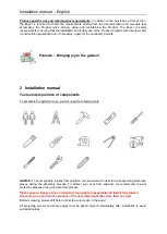 Preview for 13 page of Lemeks 109625 Assembly, Installation And Maintenance Manual