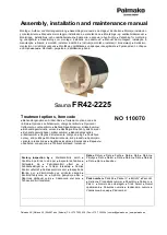 Lemeks FR42-2225 Assembly, Installation And Maintenance Manual preview