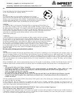 Предварительный просмотр 7 страницы Lemeks IMPREST Elly Assembly, Installation And Maintenance Instructions