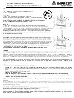 Предварительный просмотр 8 страницы Lemeks IMPREST Elly Assembly, Installation And Maintenance Instructions