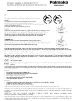 Preview for 12 page of Lemeks Palmako BRENDA MV80-5120 Assembly, Installation And Maintenance Instructions