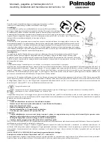 Preview for 16 page of Lemeks Palmako BRENDA MV80-5120 Assembly, Installation And Maintenance Instructions