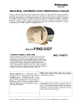Lemeks Palmako FR42-3327 Assembly, Installation And Maintenance Manual preview