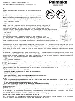 Предварительный просмотр 13 страницы Lemeks PALMAKO KALEV MV100-4720 Assembly, Installation And Maintenance Manual