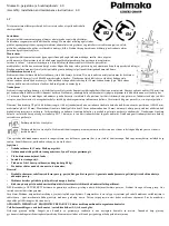 Предварительный просмотр 19 страницы Lemeks PALMAKO KALEV MV100-4720 Assembly, Installation And Maintenance Manual