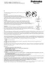 Предварительный просмотр 17 страницы Lemeks Palmako MV70-2421 Assembly, Installation And Maintenance Instructions