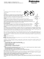 Предварительный просмотр 19 страницы Lemeks Palmako MV70-2421 Assembly, Installation And Maintenance Instructions