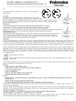 Preview for 14 page of Lemeks Palmako MV70-3121 Assembly, Installation And Maintenance Instructions