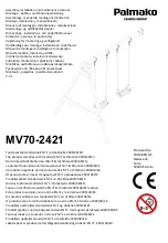 Предварительный просмотр 14 страницы Lemeks Palmako MV70-3630-1 Assembly, Installation And Maintenance Manual