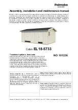 Preview for 1 page of Lemeks Palmako Olaf EL18-5733 Assembly, Installation And Maintenance Manual