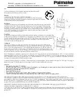 Предварительный просмотр 21 страницы Lemeks Palmako Sofia MV90-3620 Assembly, Installation And Maintenance Instructions