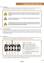 Preview for 11 page of LEMI BELLAGIO 1M Instructions For Use Manual