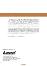 Preview for 60 page of LEMI CAPRI PEDI SPA Instructions For Use Manual