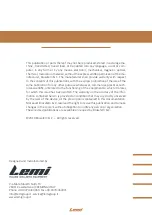 Preview for 60 page of LEMI GEMYA Original Instructions Manual