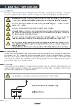 Предварительный просмотр 10 страницы LEMI TESERA 1-3-4M Original Instructions Manual