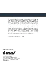 Preview for 60 page of LEMI TESERA 1-3-4M Original Instructions Manual