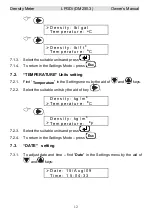 Предварительный просмотр 12 страницы LEMIS DM-250.3 Owner'S Manual