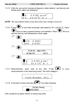 Предварительный просмотр 25 страницы LEMIS DM-250.3 Owner'S Manual