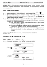 Предварительный просмотр 26 страницы LEMIS DM-250.3 Owner'S Manual