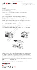 Предварительный просмотр 1 страницы LEMKE HOBBYTRAIN MAK G 2000BB Manual