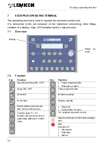 Preview for 22 page of LEMKEN Ecospray Sirius 10 Operating Instructions Manual