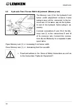 Preview for 38 page of LEMKEN EurOpal Operating Manual