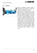 Preview for 51 page of LEMKEN Rubin 12 U Operating Instructions Manual