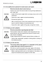 Preview for 71 page of LEMKEN Rubin 12 U Operating Instructions Manual