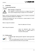 Preview for 85 page of LEMKEN Rubin 9 U + K U Operating Instructions Manual