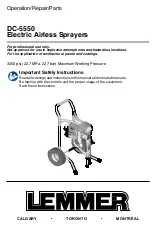 Lemmer DC5550 Manual preview