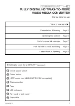 Предварительный просмотр 3 страницы Lemo MEERKAT HD Instructions For Use Manual