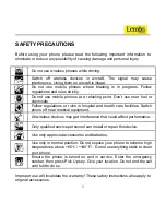 Preview for 3 page of Lemon Duo 302 User Manual