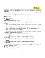 Preview for 18 page of Lemon Duo 302 User Manual