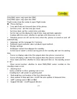 Preview for 19 page of Lemon Duo 302 User Manual