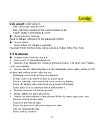 Preview for 22 page of Lemon Duo 302 User Manual