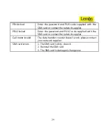 Preview for 29 page of Lemon Duo 302 User Manual