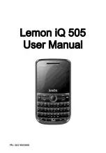 Предварительный просмотр 1 страницы Lemon duo525 User Manual