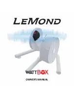 Предварительный просмотр 1 страницы LeMond WattBox Owner'S Manual