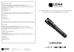 Preview for 1 page of Lena Lighting CLIMA EVO Installation Instruction