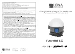 Lena Lighting Future Ball LED Installation Instruction preview