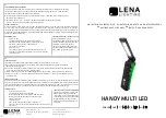 Lena Lighting HANDY MULTI LED Installation Instruction предпросмотр